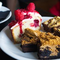 Vegan cakes at Mimi's at Mimi's Bakehouse in Edinburgh