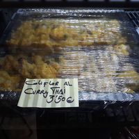 roasted couliflower thai curry at Sr. Matambre in Madrid