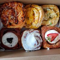 mixed 6, sweet and savory at Flourgirl Baking in Vancouver