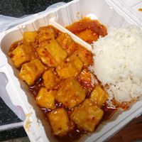 Off menu Orange Tofu at Wei Wei Asian Express in San Diego
