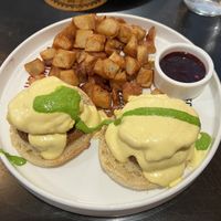 vegan jammin bennies  at Breakfast Republic - North Park in San Diego