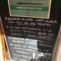 Leche vegetal at Il Cappuccino in Toledo