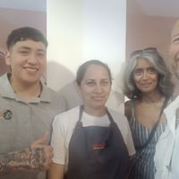 Staff Omar and Veronica at La Madrisima in Toledo
