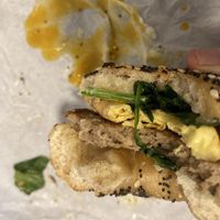 Beyond sausage  at Willow's Bagels in Burlington
