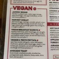 Menu  at Breakfast Republic - Ocean Beach in San Diego