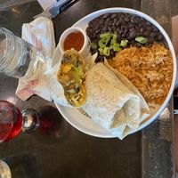 Vegan breakfast burrito  at Breakfast Republic - Liberty Station in San Diego