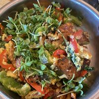 Veggie & pesto frittata (vegan)  at Breakfast Republic - Liberty Station in San Diego