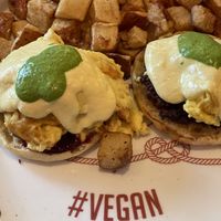 Vegan Jammin’ Bennies -seriously so good #Veganuary at Breakfast Republic - East Village in San Diego