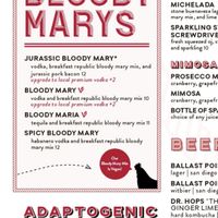 Vegan Bloody Mary and Maria #Veganuary at Breakfast Republic - East Village in San Diego