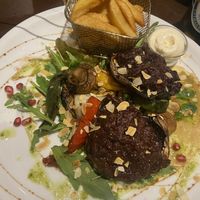 Main dish, portobello steak  at Gusto-040 in Eindhoven