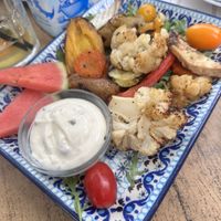 Grilled vegetables with lemon mayonaise   at Gusto-040 in Eindhoven