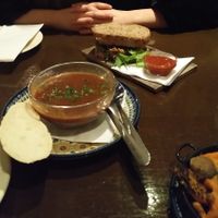 Sandwich Pulled Pork
Tomato / figs soup
Mashed pumpkin at Gusto-040 in Eindhoven