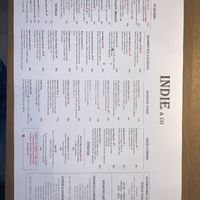 Menu  at Indie Indian Kitchen in Tromsoe