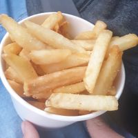 Yummy chips at Two Kings Burgers  in Warrnambool