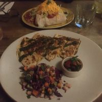 Vegan quesadillas  at Pepe's in Newmarket