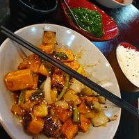 sweet and sour stirfry with tofu at Cool Lala in Airlie Beach