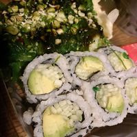 Swamp Thing roll made vegan and avocado cucumber roll  at Julien's in Millbrook
