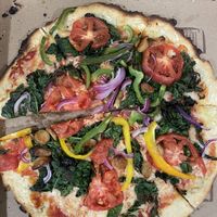 Vegan Garden Special Pizza  at Julien's in Millbrook