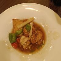 Fried tofu - small but tasty at Chen Lon in Turin