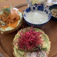 nordic style breakfast  at Zucchero a Velo in Ancona