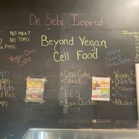 Back wall Oct 2023  at Beyond Vegan Cell Food in Portsmouth