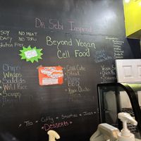 Another menu?  at Beyond Vegan Cell Food in Portsmouth
