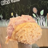 Apricot and peach   at Gelateria C'Era una Volta in San Benedetto Del Tronto