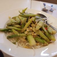Asparagus at Zen Buddha in North West London
