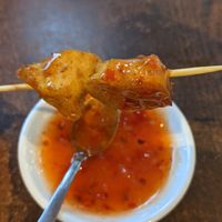 Satay chick'n at Zen Buddha in North West London