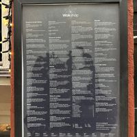 Menu outside of the restaurant  at Wokshop - Kgs Nytorv in Copenhagen