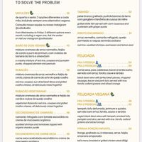 Veg options   at Cafe do Alto in Rio De Janeiro