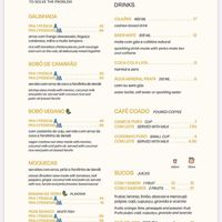 Veg options   at Cafe do Alto in Rio De Janeiro