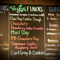 One flavor better than the other! at Scoops in La Jolla