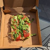 Detroit pizza at Brigade Pizzeria in Montreal