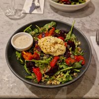 Vegan Buddha Bowl with creamy humus at Milano - Dawson St in Dublin