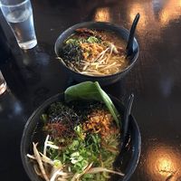 Chicken and green ramen  at I Like Ramen in Fortitude Valley