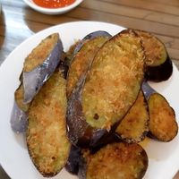 Fried eggplant at Hue Tui in Hue