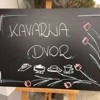 Entrance of the Café at Dvor Tacen in Smartno