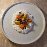 Dessert - posh rice pudding at Bonboon in Amsterdam