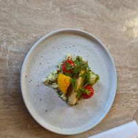This was a smoked fennel with tomato. Never tasted anything like it. at Bonboon in Amsterdam
