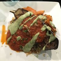 Middle-Eastern eggplant. at Bonboon in Amsterdam