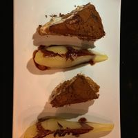 Tiramisu & pears at Bonboon in Amsterdam