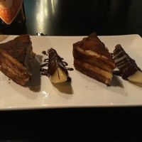 Dessert at Bonboon (8.5€) : tiramisu | pear | vanilla | chocolate sauce (reaaaaally good tiramisu, one of the best I've ever tried) at Bonboon in Amsterdam