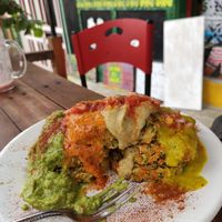 Yummy food. at Namaste Vegan Food in Guatape