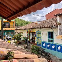 Views. at Namaste Vegan Food in Guatape