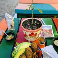 yes at Namaste Vegan Food in Guatape