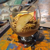 Mousse au Chocolat at Namaste Vegan Food in Guatape