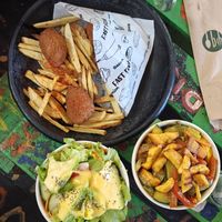 Falafel at Namaste Vegan Food in Guatape