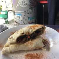 Empanada at Namaste Vegan Food in Guatape