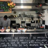 Hello! at Namaste Vegan Food in Guatape